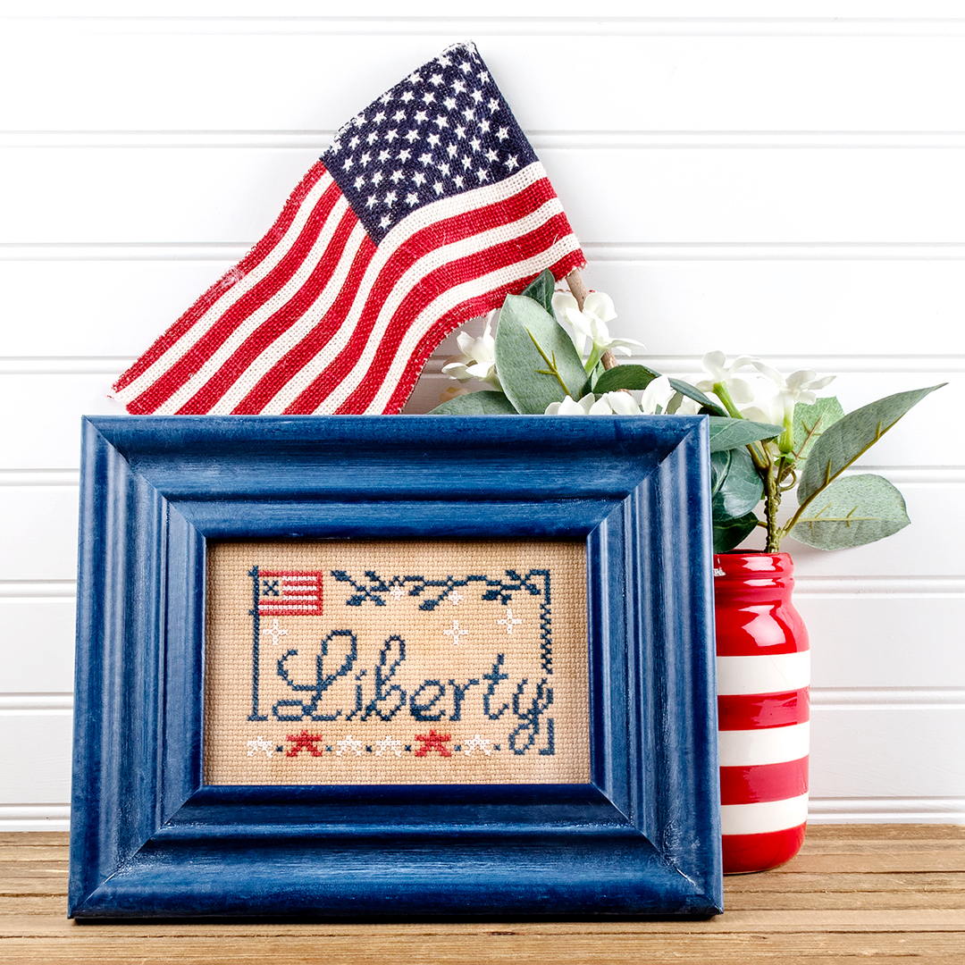Liberty from Kimberly's Summer Cross Stitch Projects