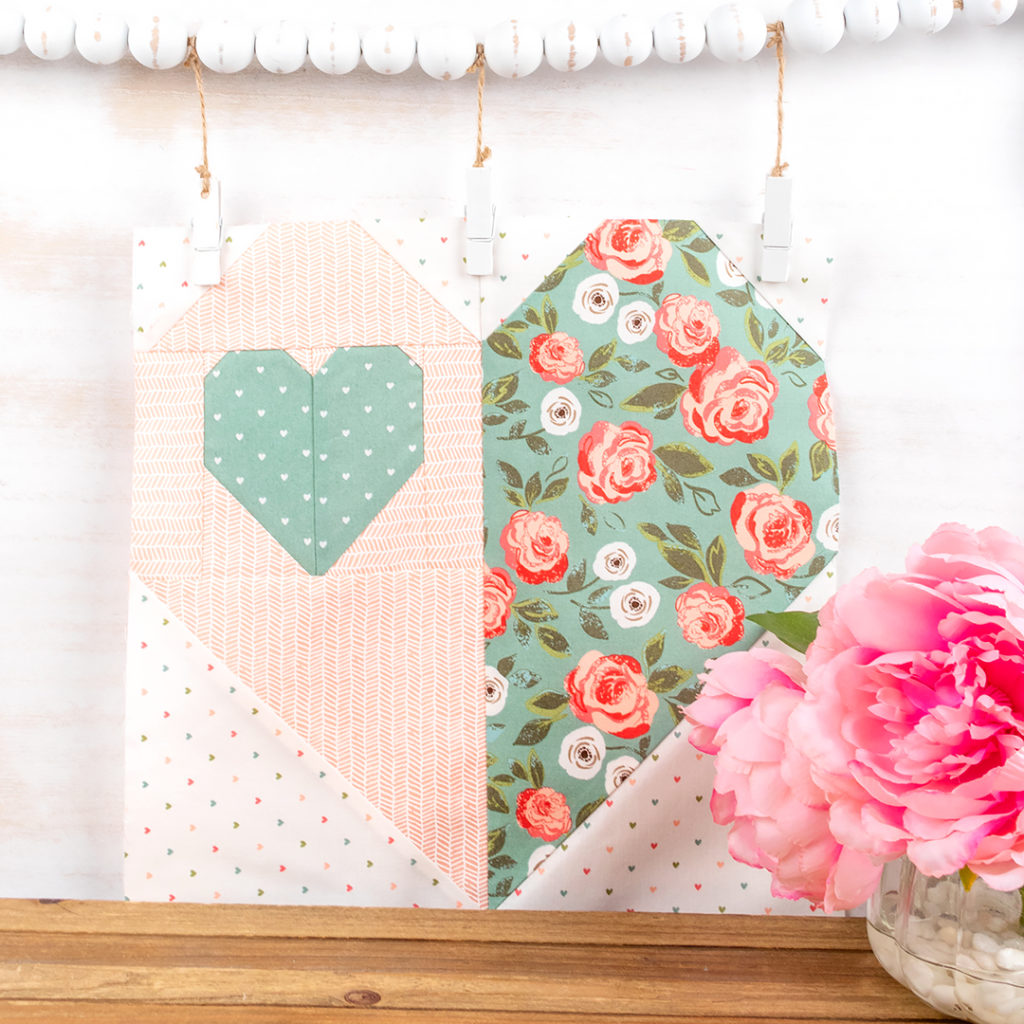 Deborah made her blocks with Love Note by Lella Boutique for Moda Fabrics.