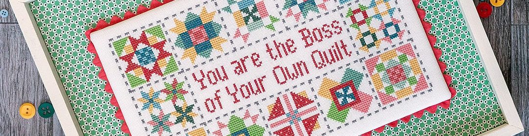 You are the Boss Cross Stitch Along Pattern FFO