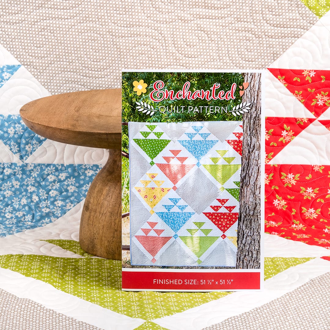 The Enchanted Quilt Pattern exclusive to the August Sew Sampler box