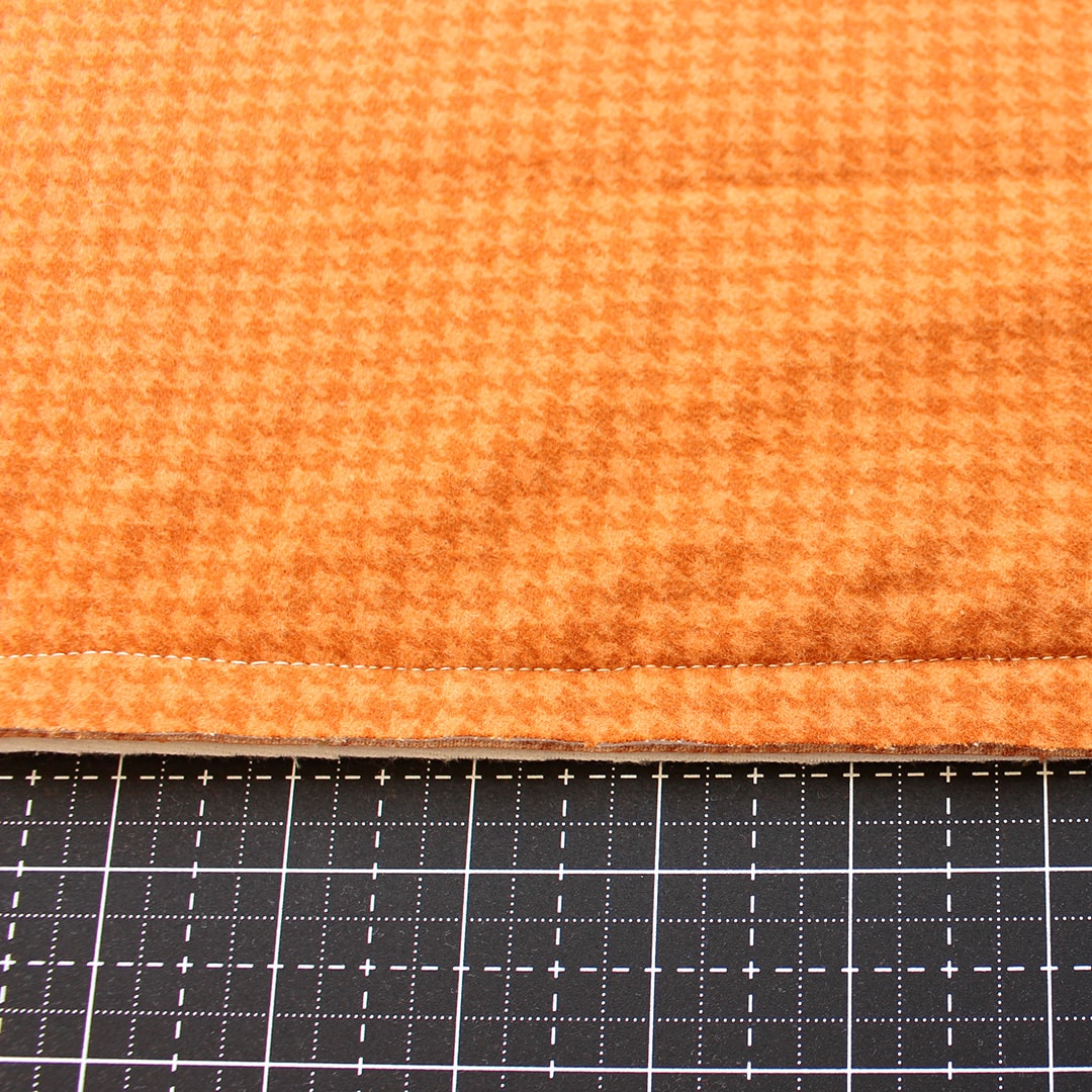 For this next step, you’ll place two of your quilt sandwiches together