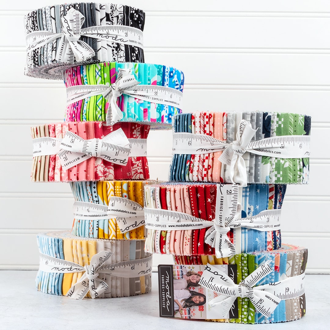 Jelly Roll Stacks for Sew a Jelly Roll Day