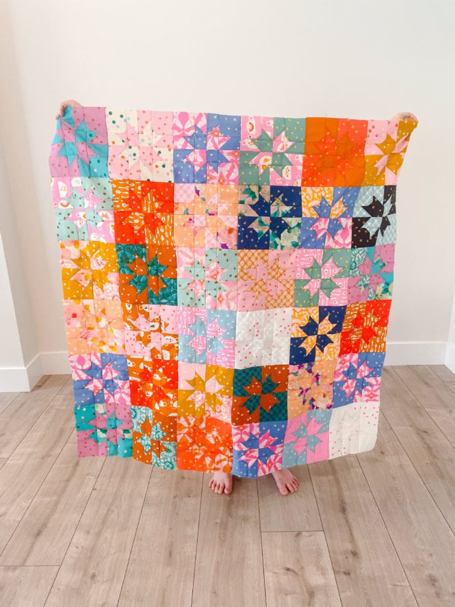 Some of our quilty friends made the quilt, and you can see their Charm