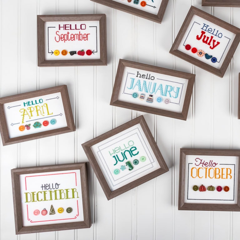 Below you can see my stitched finishes from the last few months and my