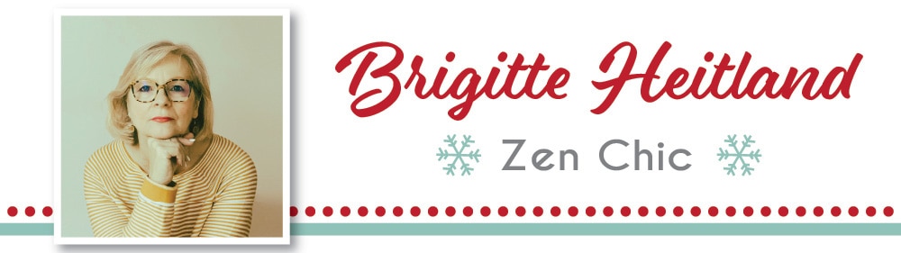 graphic header for zen chic's free christmas stocking pattern