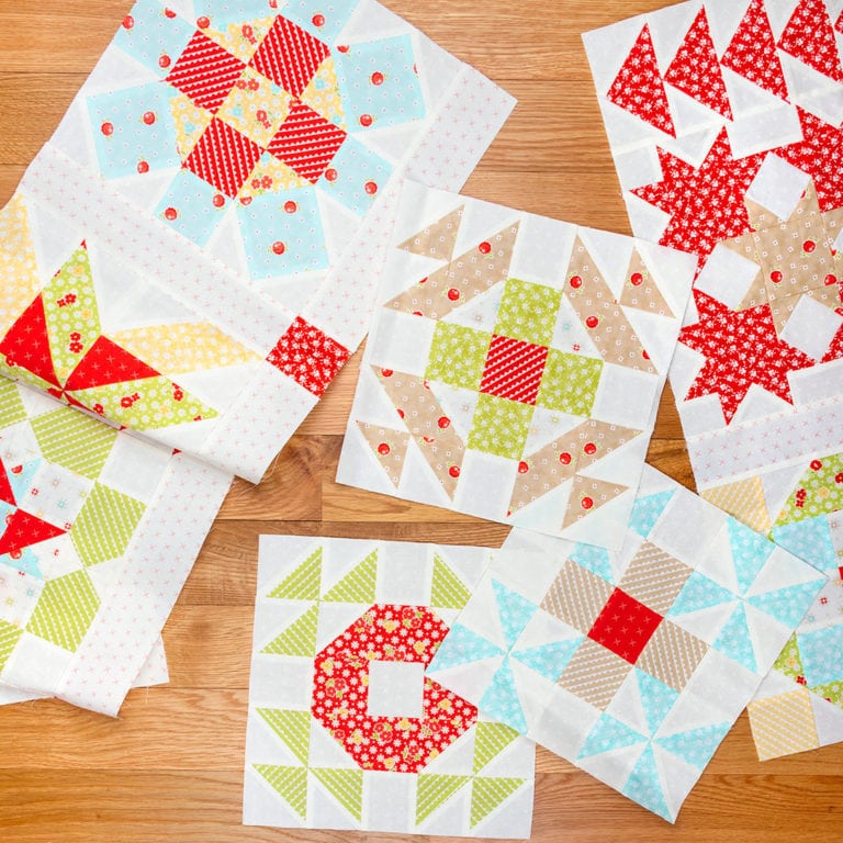 If you’d like to make the quilt from your own fabrics, these are the ...