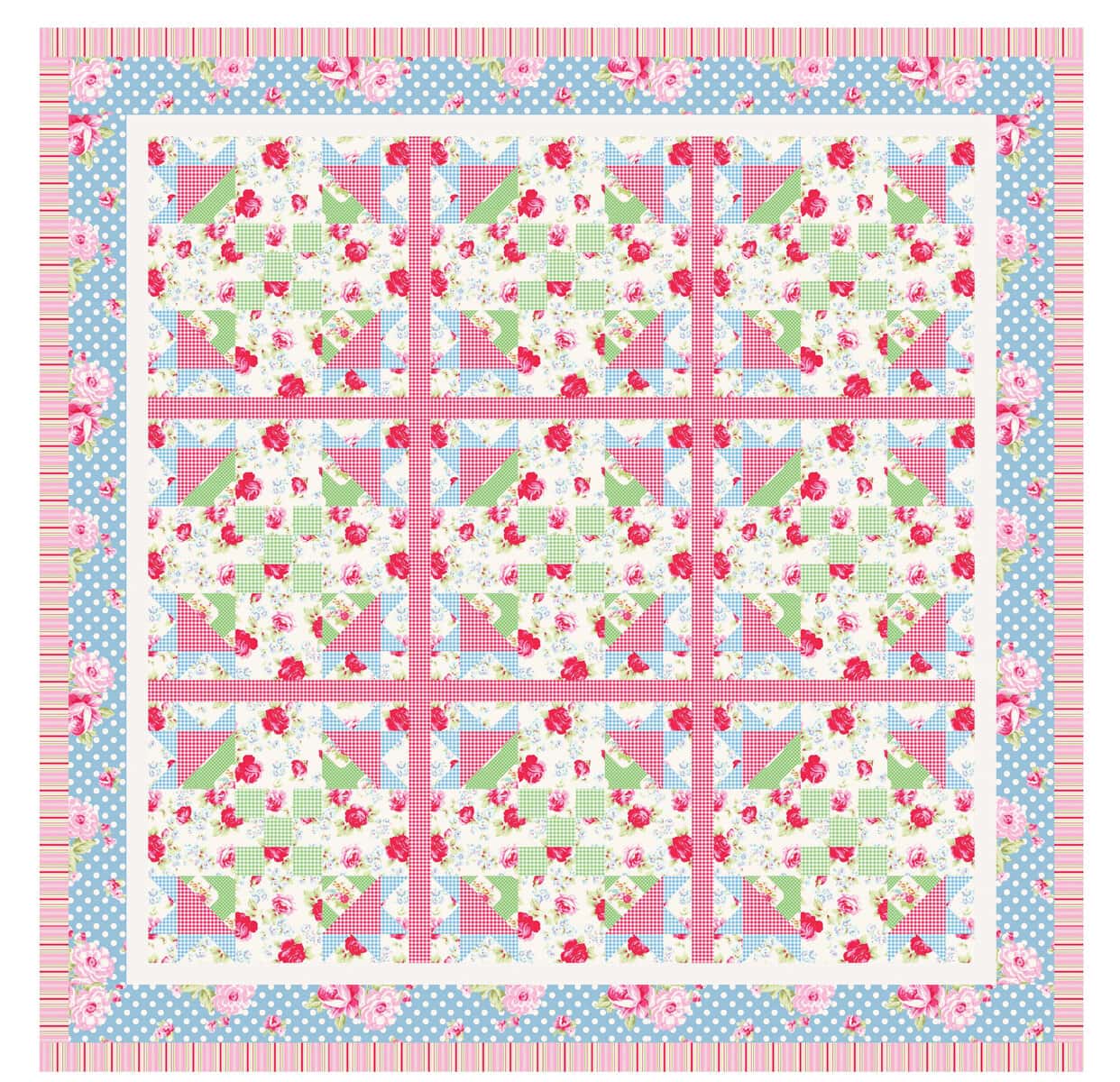 Pattern made in Tanya Whelan's Posie collection