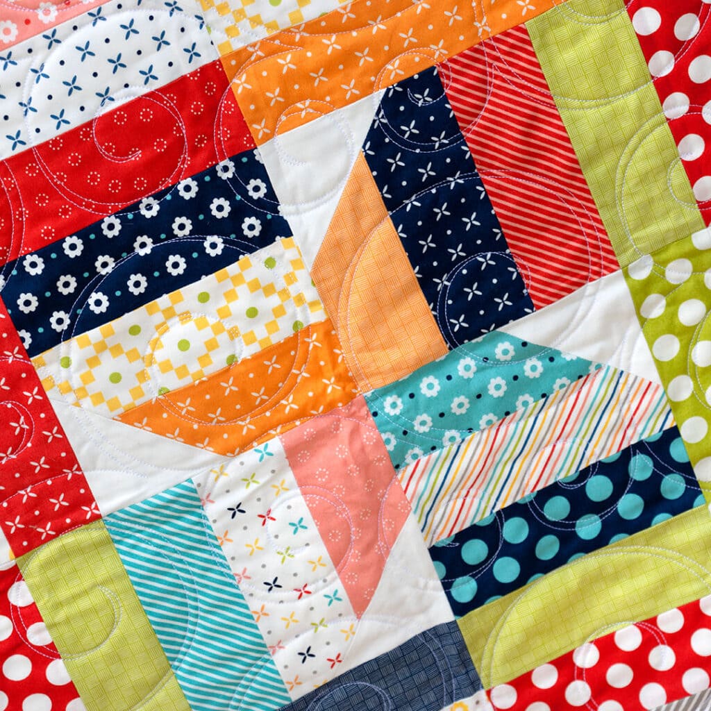 Shortcut Quilt: Free Layer Cake Tumble Quilt Pattern