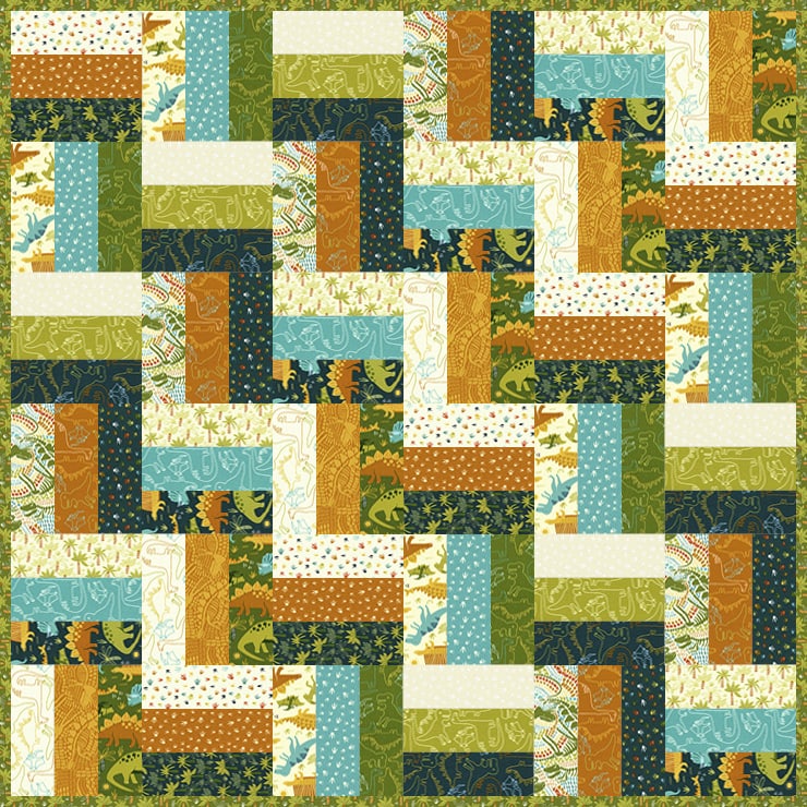 Baby Quilt Pattern, Fat Quarter Pattern, Rail Fence Quilt Pattern, Beginner  Quilt Pattern, Easy Quilt Pattern, Basic Quilt, Squares & Strips (Instant  Download) …