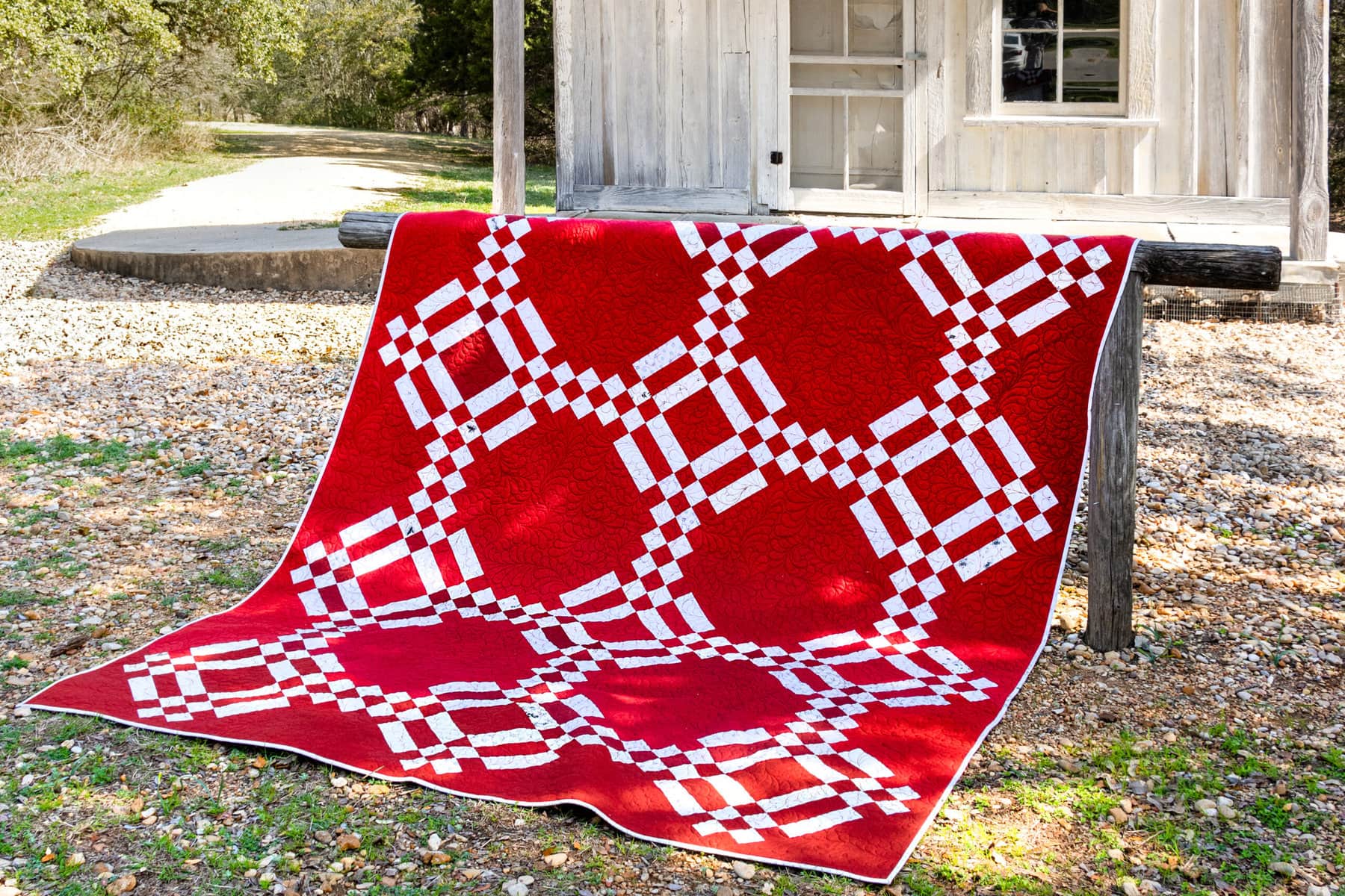 the classic design of the watermarks quilt is a great jelly roll pattern to sew