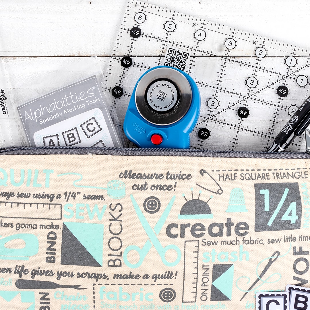 Since cutting fabric is integral to quilting, having a few basic