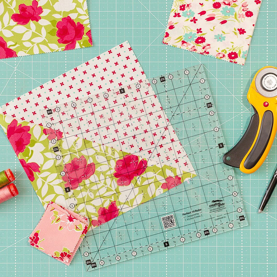 How to Use Quilt Cutting Ruler 