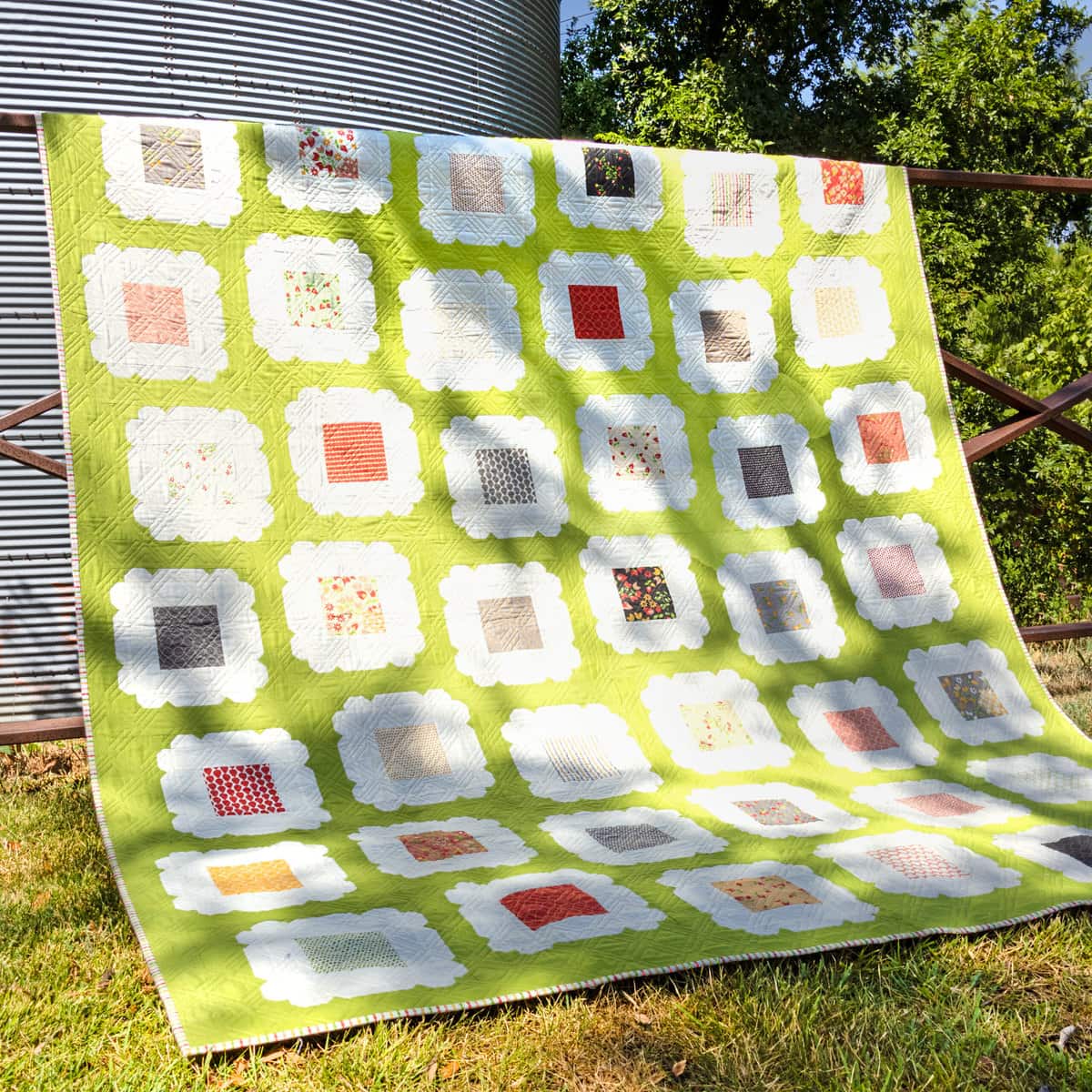 1 Panel + 1 Charm Pack = 1 Precious Baby Quilt! 