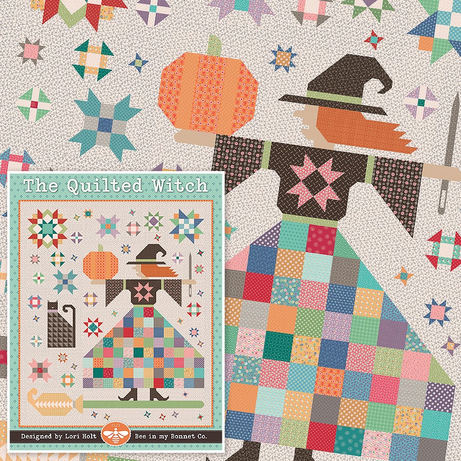 Quilted Witch Quilt Kit | Featuring Bee Dots by Lori Holt
