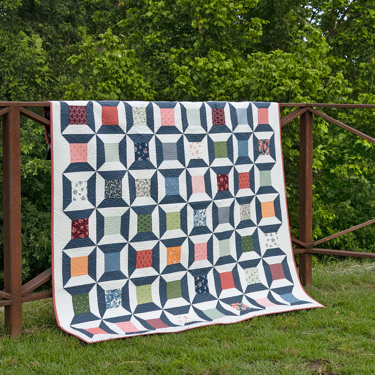 Improved! Cross-Stitch Baby Blankets - Lori Kennedy Quilts