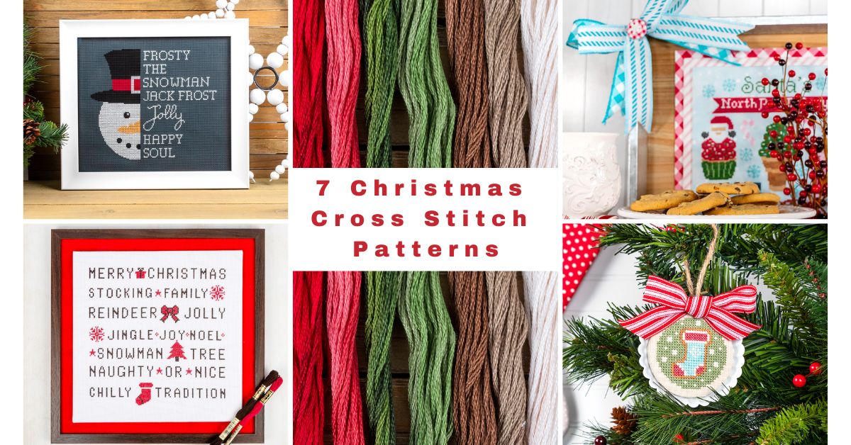 Snowman Mini Cross Stitch Kit — Becky's Sewing Studio