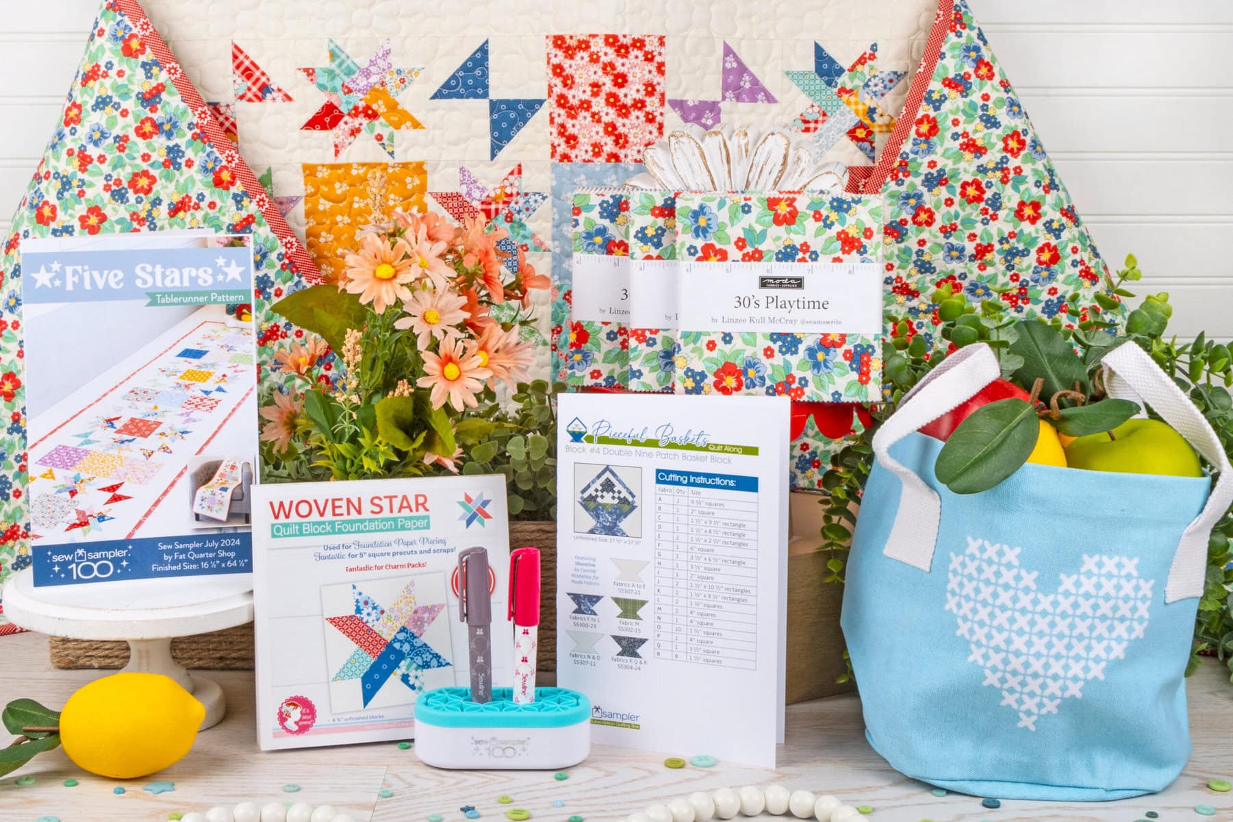 July 2024 Sew Sampler Box Reveal photo