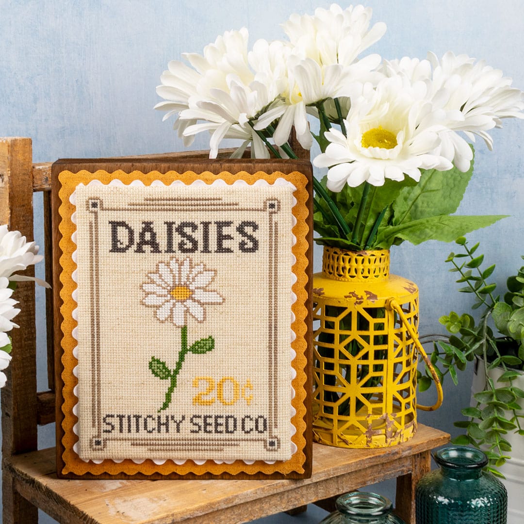 Seed Packet Cross Stitch Series - The Jolly Jabber Quilting Blog