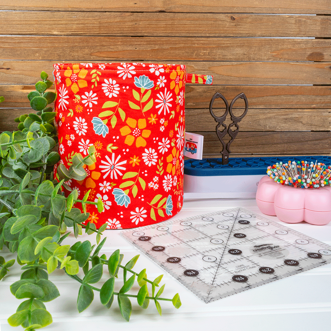 Fat Quarter Pop Up Pattern with Hardware | Sew Organized