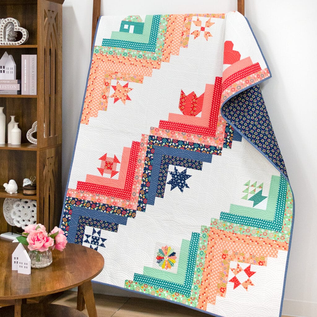 A Quilting Life Block of the Month Quilt for 2025