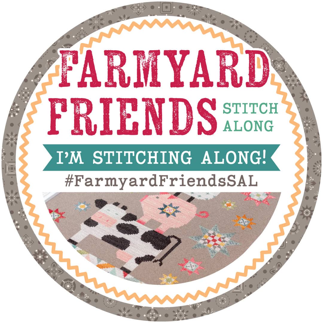 Farmyard Friends I'm Stitching Along button